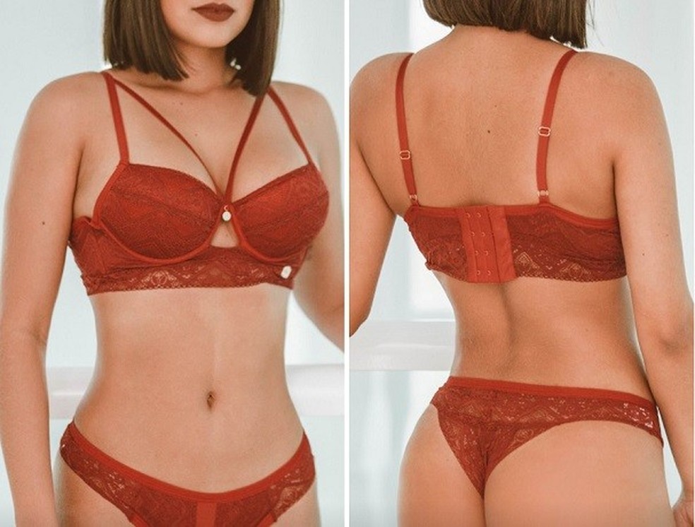 Munik Nunes Surge De Lingerie Vermelha E Encanta F S