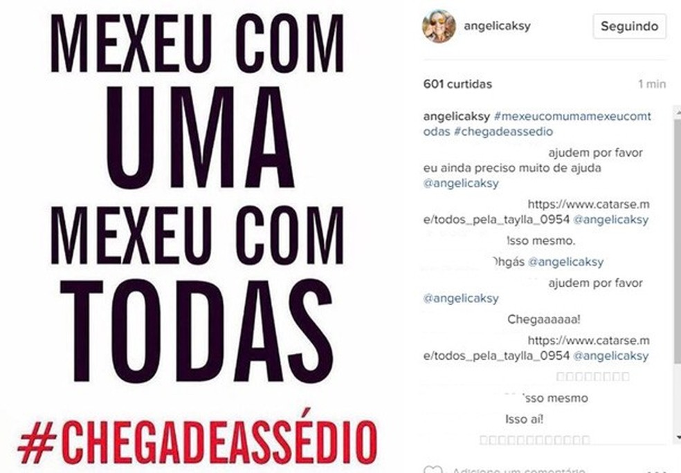 Atrizes Da Globo Protestam Nas Redes Sociais Contra Ass Dio Sexual