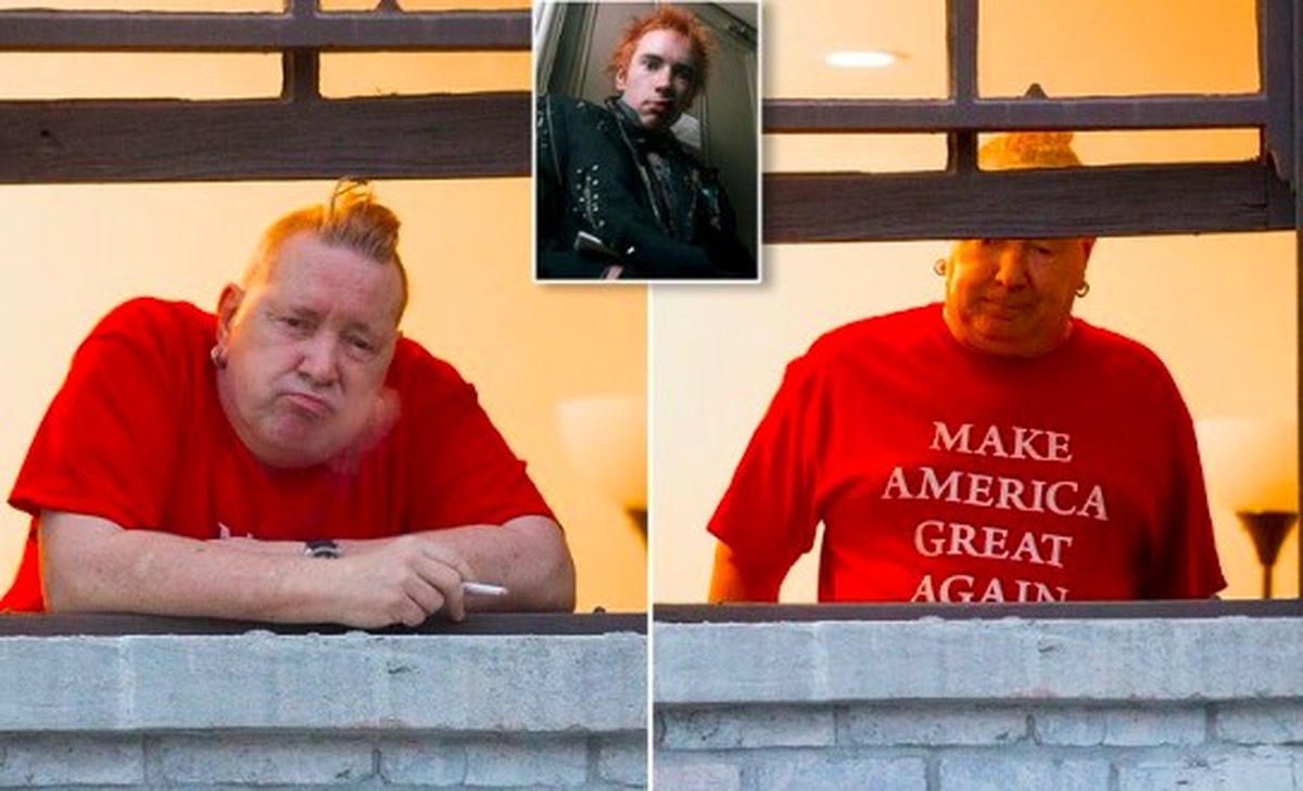 Ex Sex Pistols Veste Camiseta Pr Trump E Irrita A Web