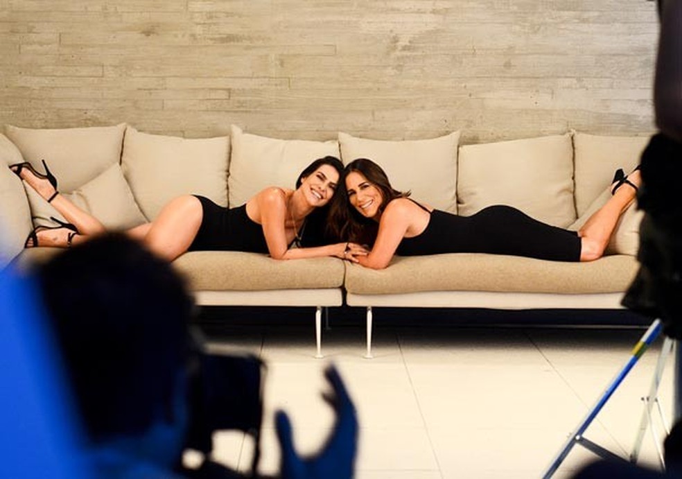 Cleo E Gloria Pires Fazem Primeiro Ensaio De Lingerie Juntas