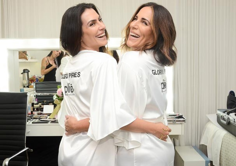 Cleo E Gloria Pires Fazem Primeiro Ensaio De Lingerie Juntas