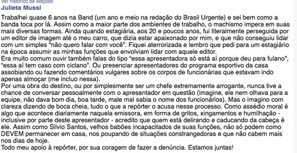 Bruna Drews Revela Ter Sofrido Ass Dio Sexual O Datena Destruiu A Minha Carreira