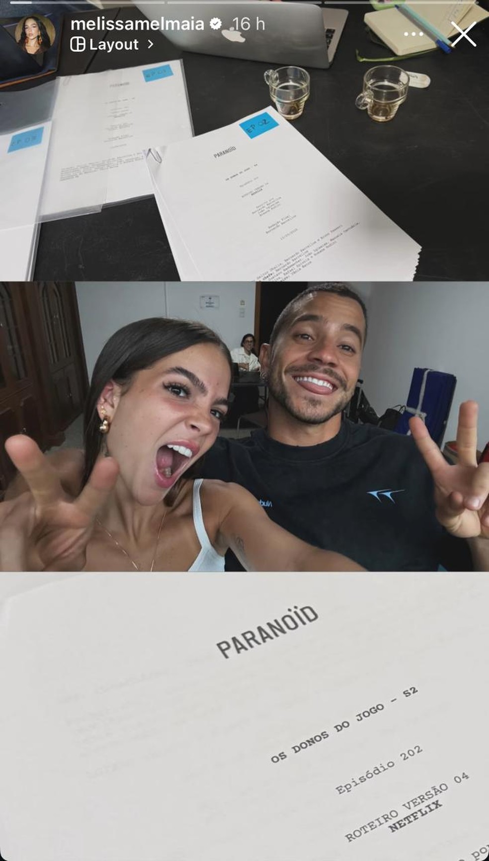 Postagem de Mel Maia — Foto: Reprodução/Instagram