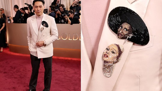 Diretor de 'Wicked' homenageou Cynthia Erivo e Ariana Grande em look no Globo de Ouro 2026