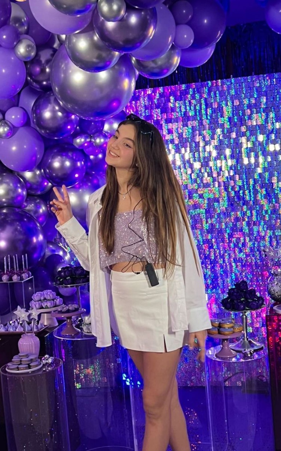 Olivia Costa, filha de Flavia Alessandra e Otaviano — Foto: Reprodução/Instagram