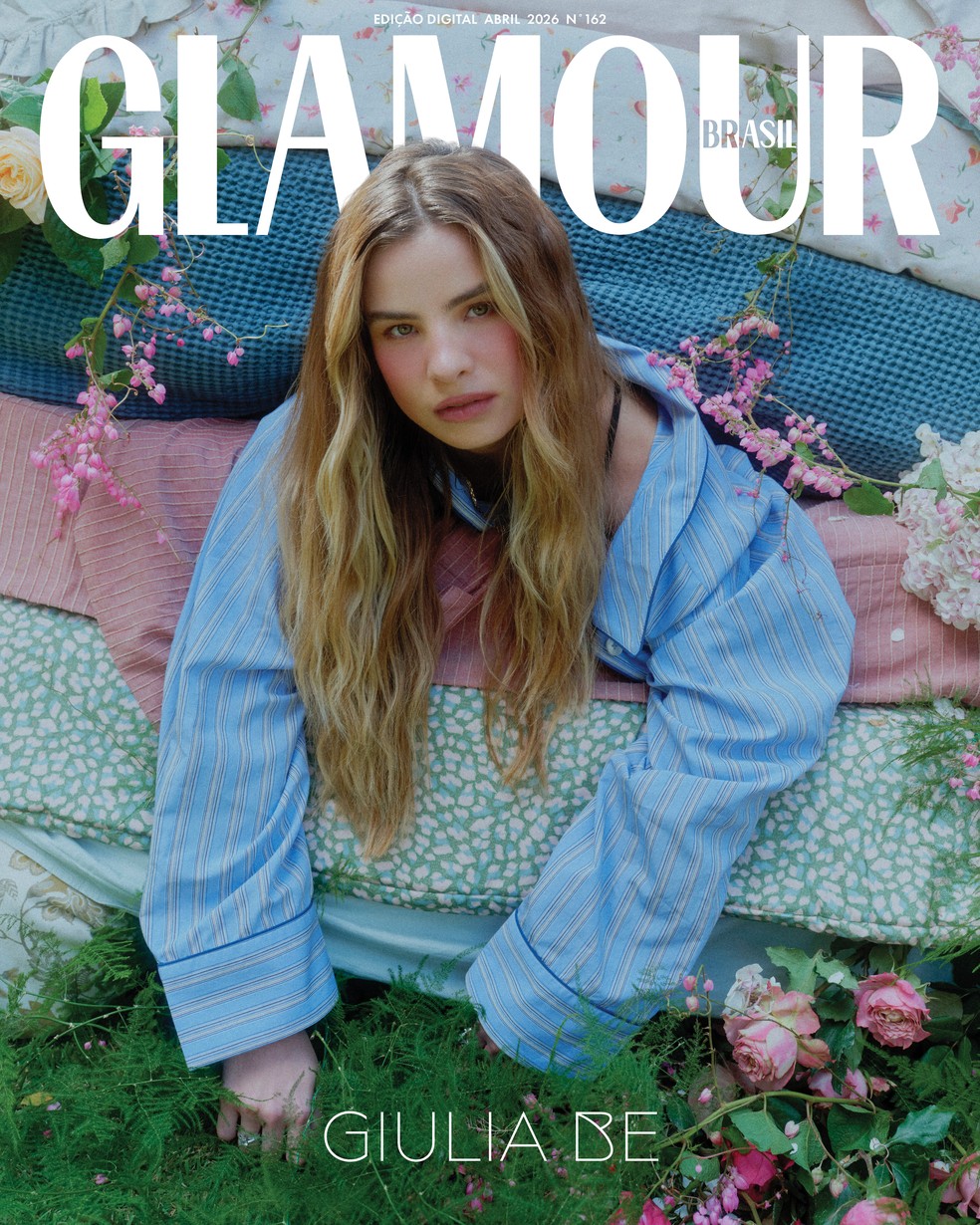 Giulia Be é capa da Glamour de abril — Foto: Bruna Castanheira