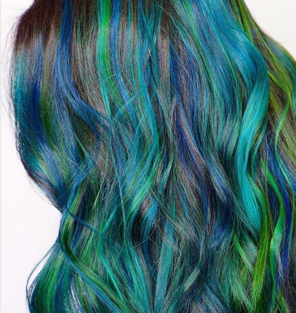Cabelo Colorido (Foto: Repdoução/Instagram) — Foto: Glamour