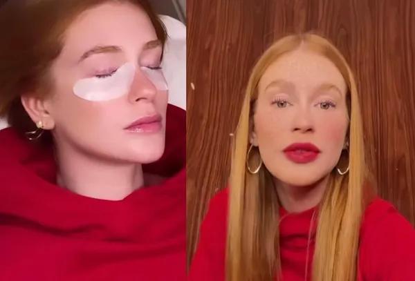 Vídeo: Marina Ruy Barbosa mostra maquiagem simples para fazer em