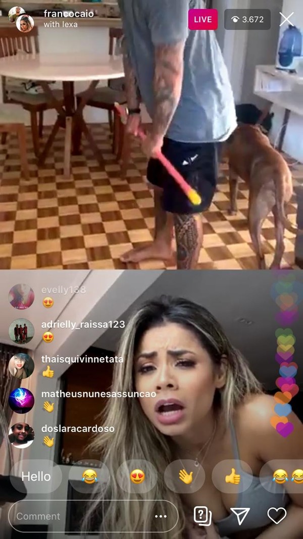 Lexa faz live com personal e mostra seu treino durante a quarentena ...