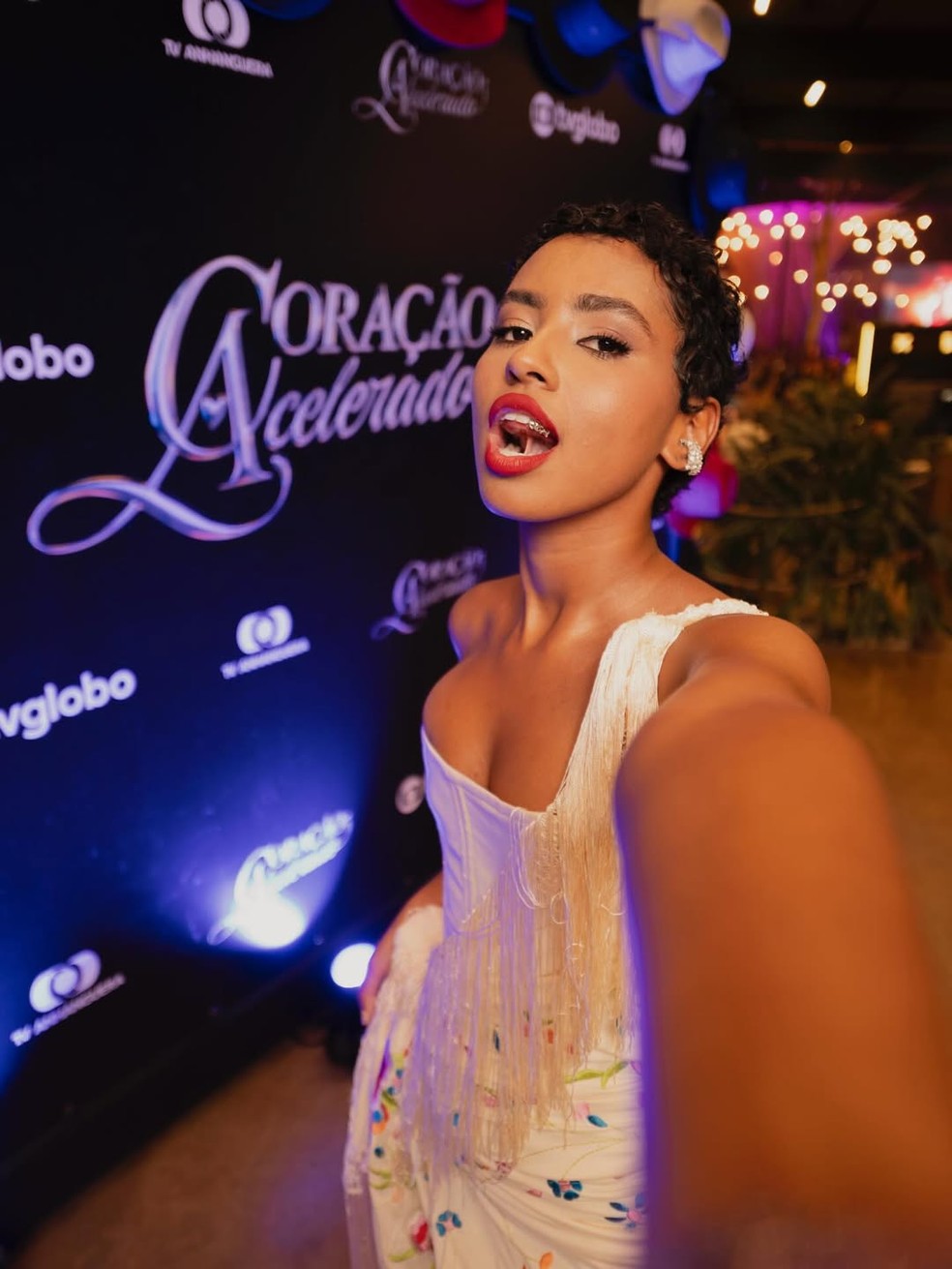 Gabz na festa de lançamento de "Coração Acelerado" — Foto: Reprodução/Instagram