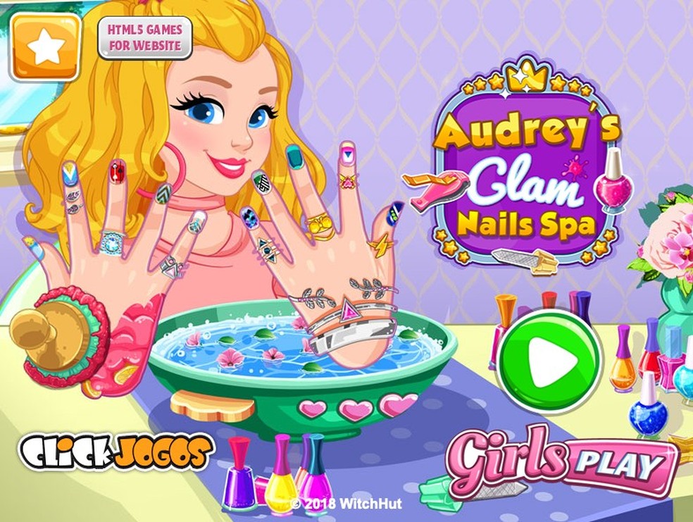 Jogo Barbie Nails Spa