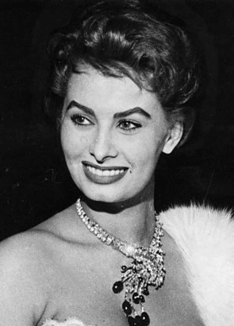 Sophia Loren no Festival de Cannes em 1955 — Foto: Getty Images