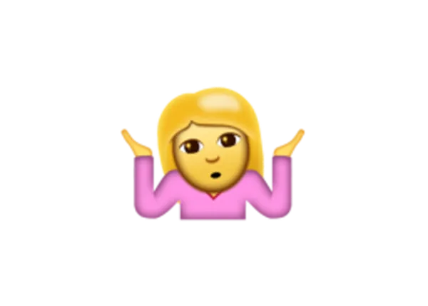 Cara zangada da cabeça emoji personagem de menina fofa