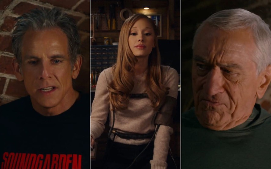 Ben Stiller, Ariana Grande e Robert De Niro
