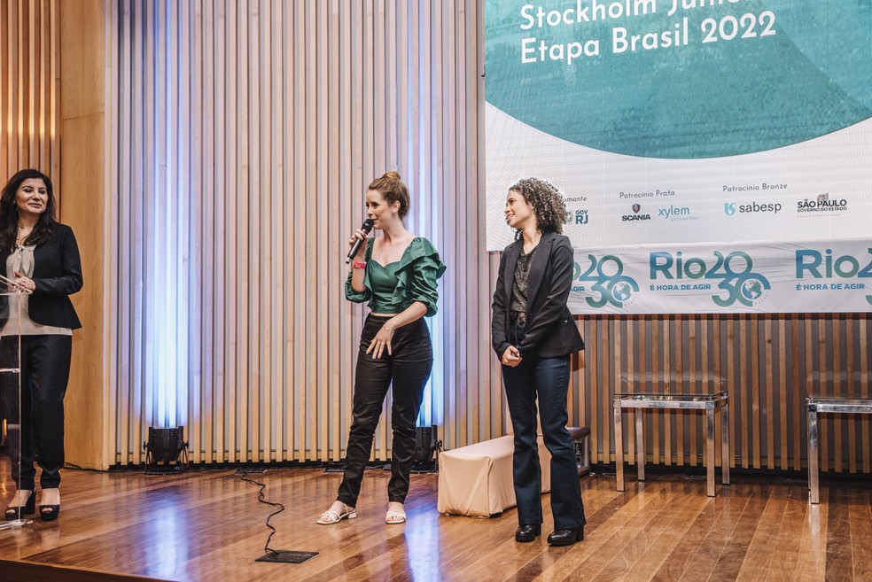 Brasileiras criam absorvente biodegradável de R$0,02 e disputam final de prêmio na Suécia — Foto: Arquivo pessoal