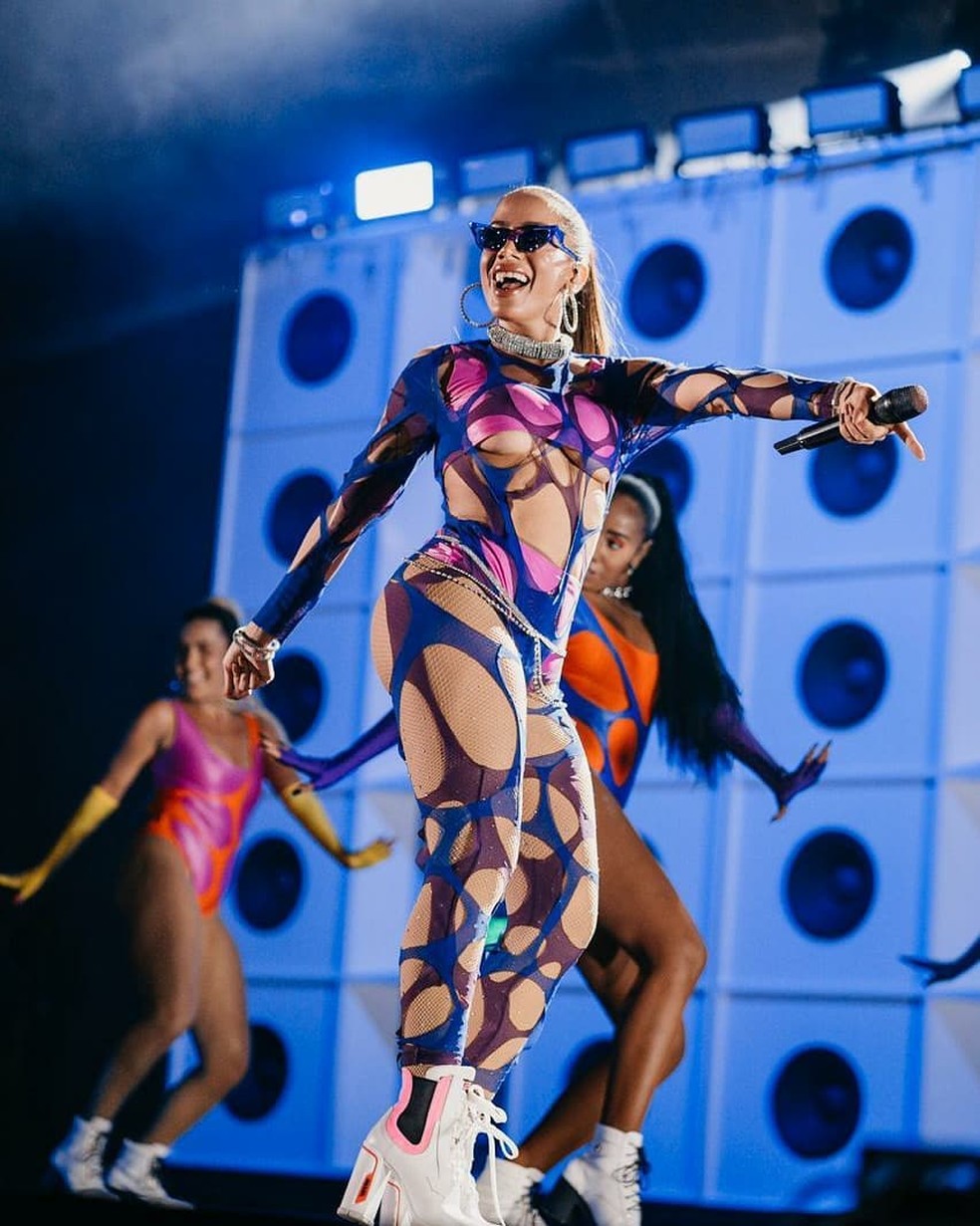 Anitta no Rock in Rio 2019 — Foto: Reprodução/Instagram