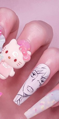 Unha Kawaii: trend fofa é perfeita para quem tem alongamento