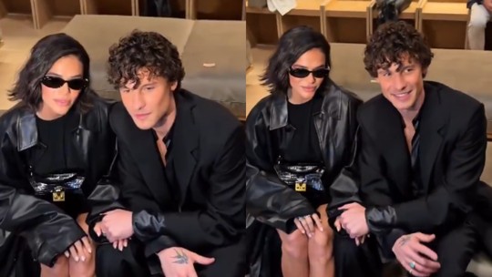 Bruna Marquezine e Shawn Mendes combinam looks em primeira aparição oficial como casal; assista Bruna Marquezine e Shawn Mendes combinam looks em primeira aparição oficial como casal; assista