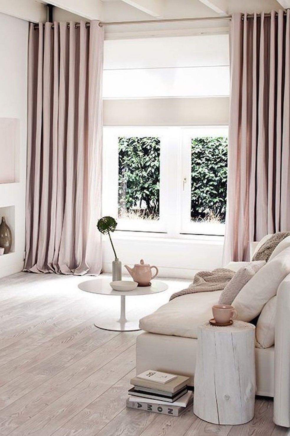 Que tal mudar as cortinas de casa? (Foto: Pinterest) — Foto: Glamour
