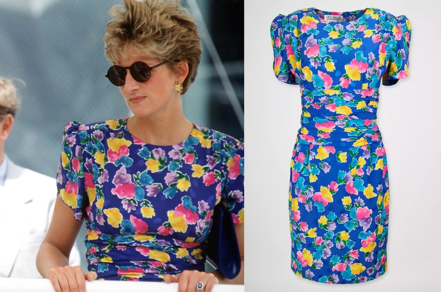 Vestido usado por princesa Diana no Brasil pode quebrar recordes em leilão
