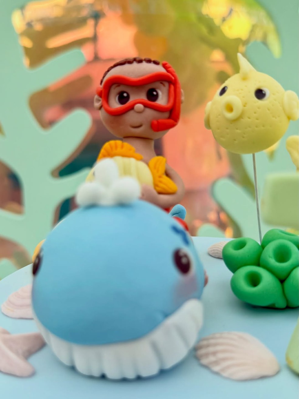 Mesversário de Bento, filho de Carol Peixinho e Thiaguinho — Foto: Reprodução/Instagram