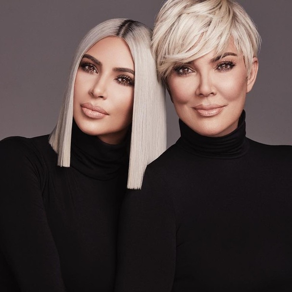 Kim e Kris Jenner (Foto: Reprodução/Instagram) — Foto: Glamour