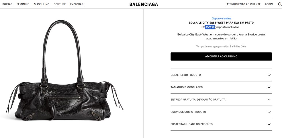 Virginia Fonseca compra bolsas para filhas de mais de R$8 mil: "Para as divas também" — Foto: Reprodução/Balenciaga