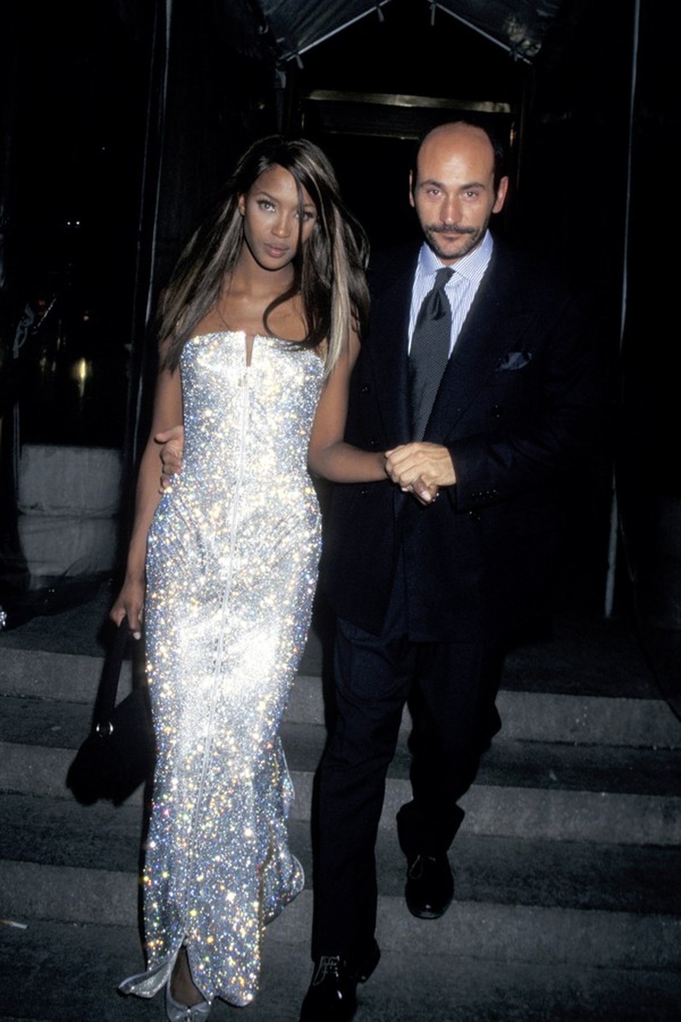 Naomi Campbell no Baile do MET de 1995 (Foto: GettY Images ) — Foto: Glamour
