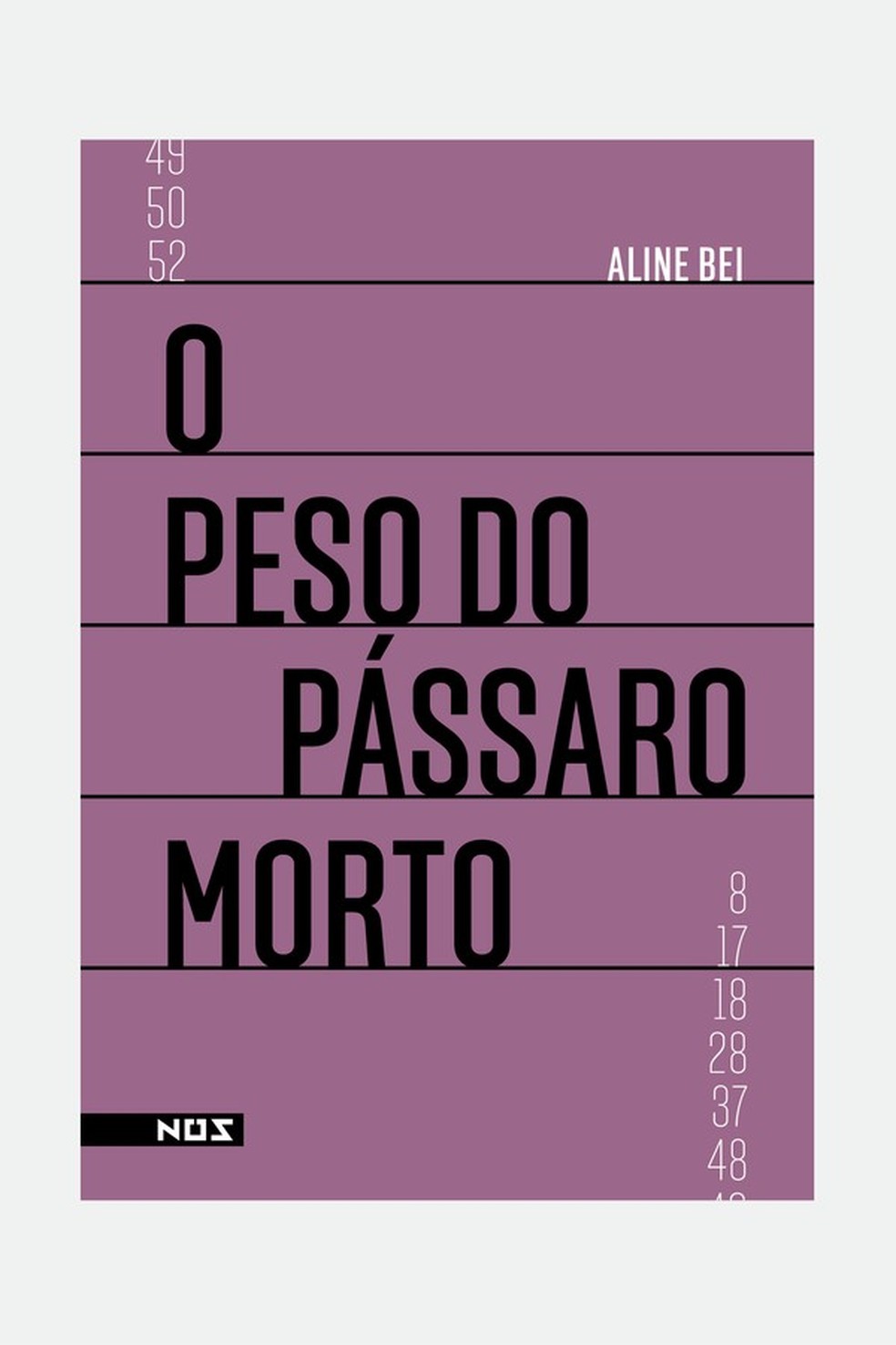 #MulherBacanaLê: "O Peso do Pássaro Morto", de Aline Bei (Foto: Divulgação) — Foto: Glamour