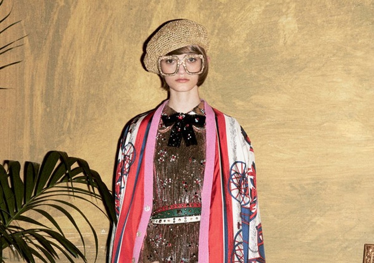 Gucci Pre-Fall 2018: 76 Off-the-Wall, '80s-Heavy, Rainbow-Patterned Looks