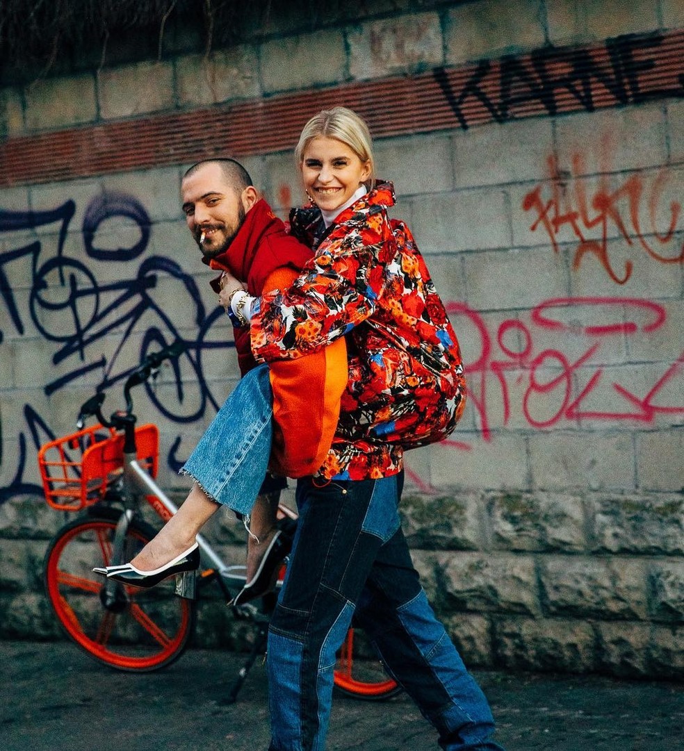 Marc Goehring e Caroline Daur (Foto: Reprodução Instagram) — Foto: Glamour