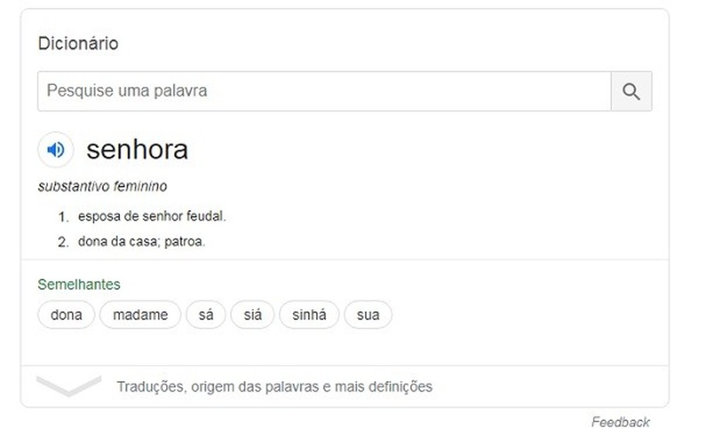 8 verbetes do dicionário do Google com significados bem questionáveis