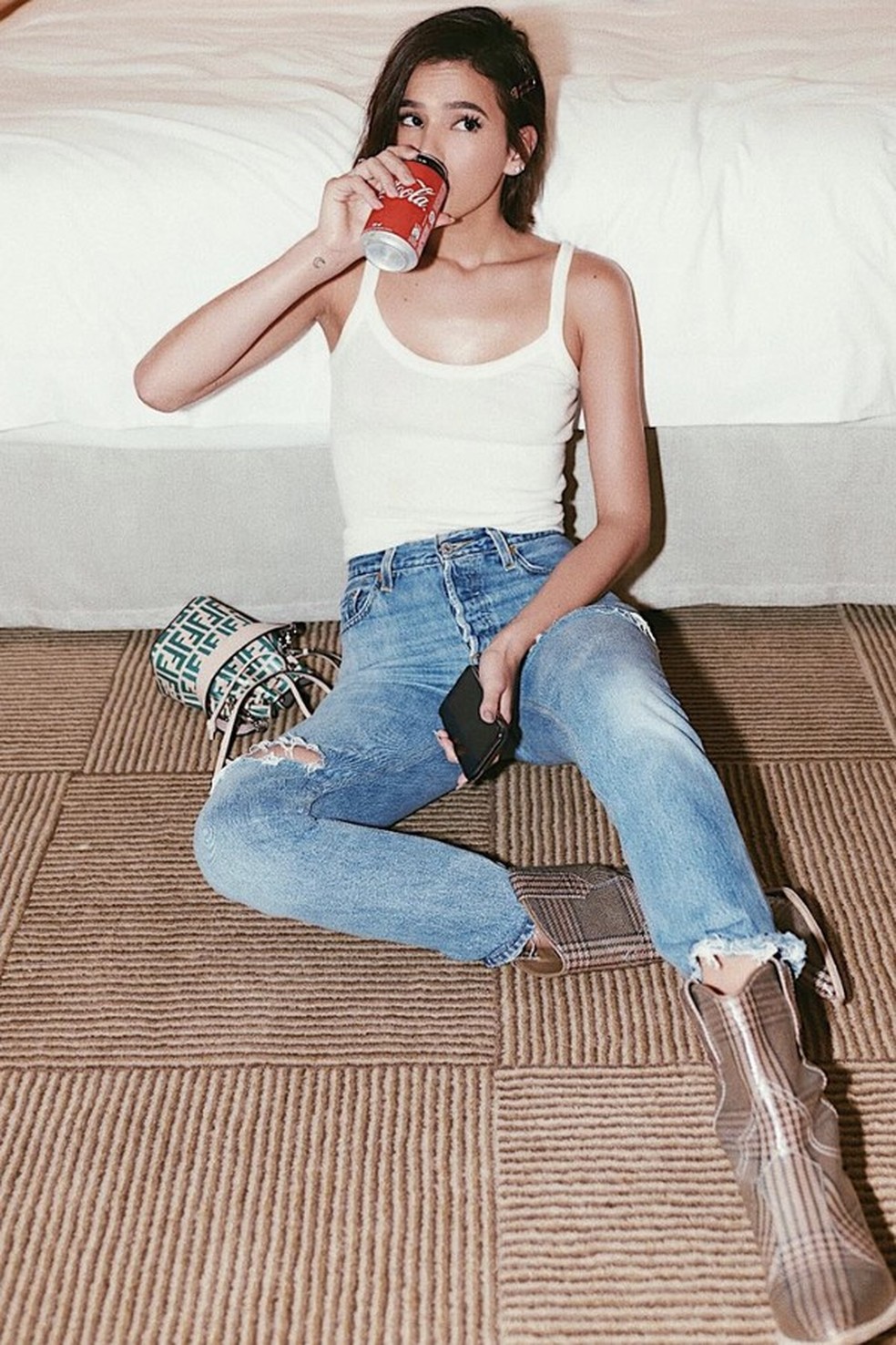 Bruna Marquezine (Foto: Reprodução Instagram @bravin) — Foto: Glamour
