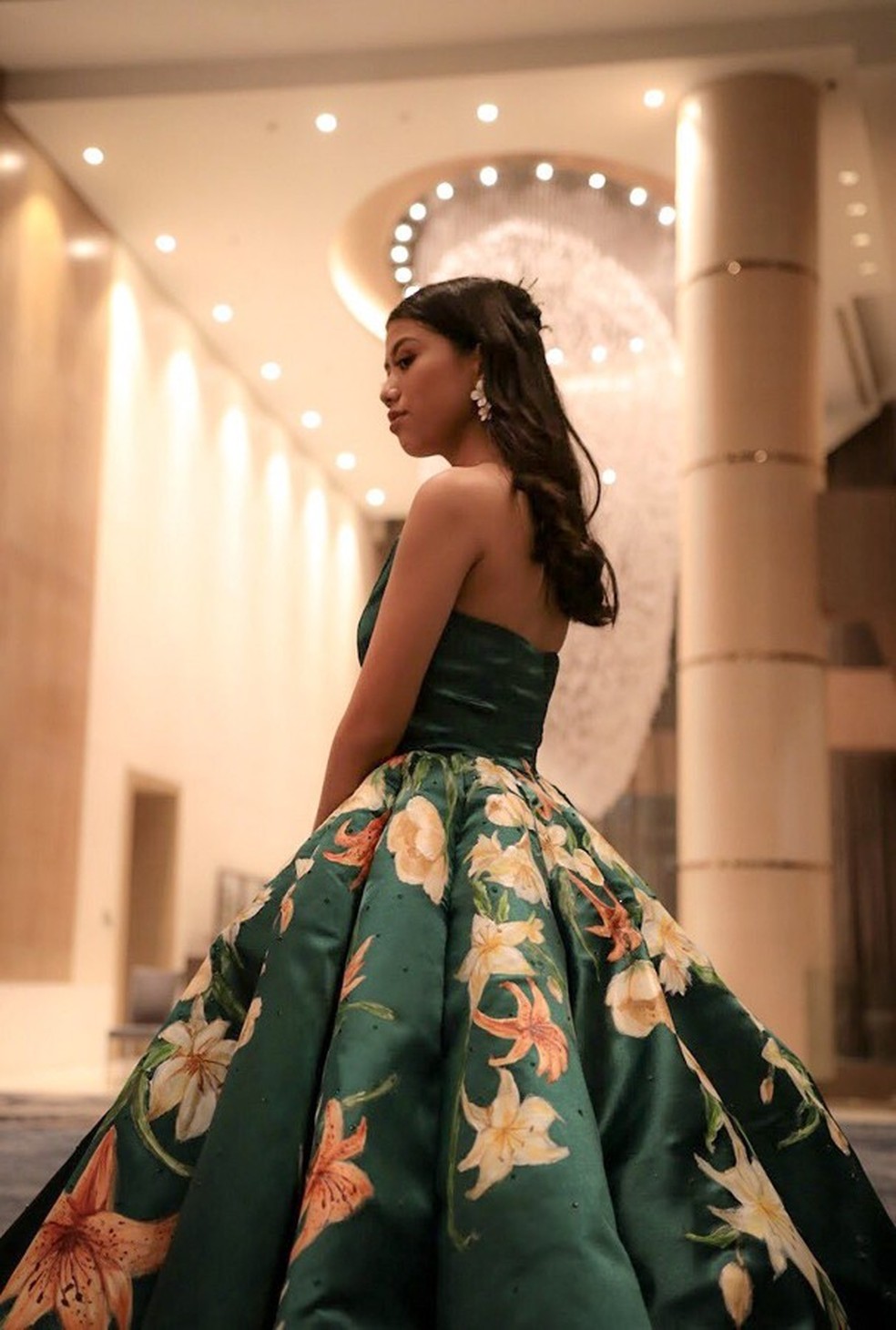 Vestido de top formatura para jovem