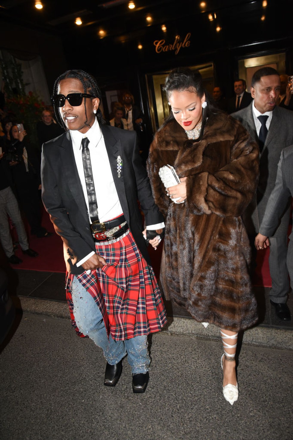 Rihanna e A$AP Rocky — Foto: Getty Images