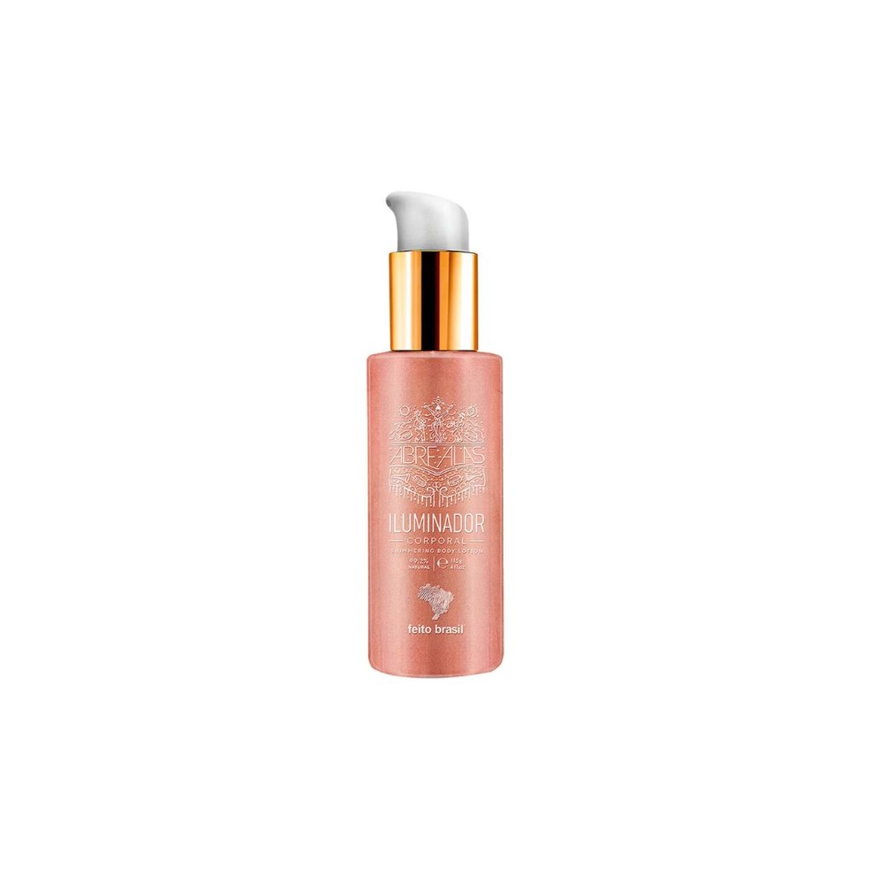Iluminador Corporal, Quartzo Rosa, Abre Alas, Feito Brasil — Foto: Reprodução