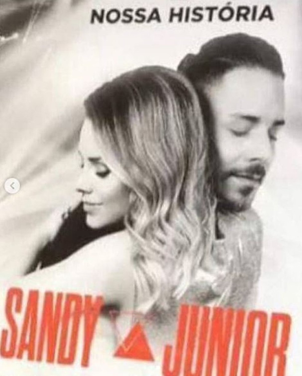 Pôster Sandy e Júnior (Foto: Reprodução/Instagram) — Foto: Glamour