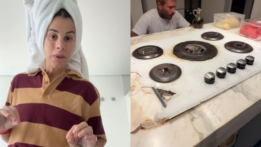 Shantal Verdelho revela susto após explosão de fogão