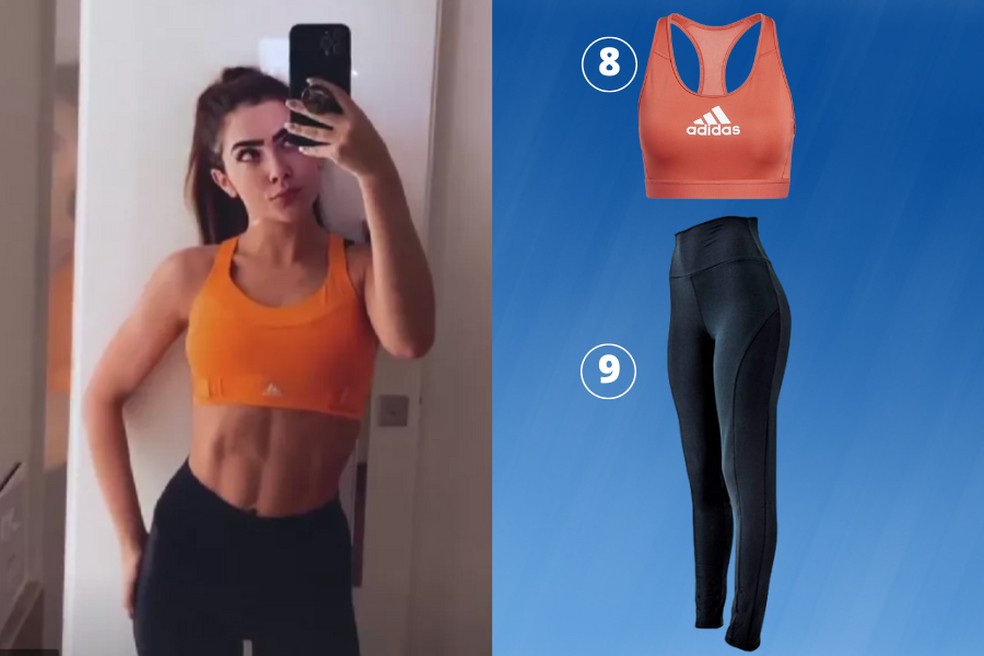 5 looks fitness inspirados na Jade Picon