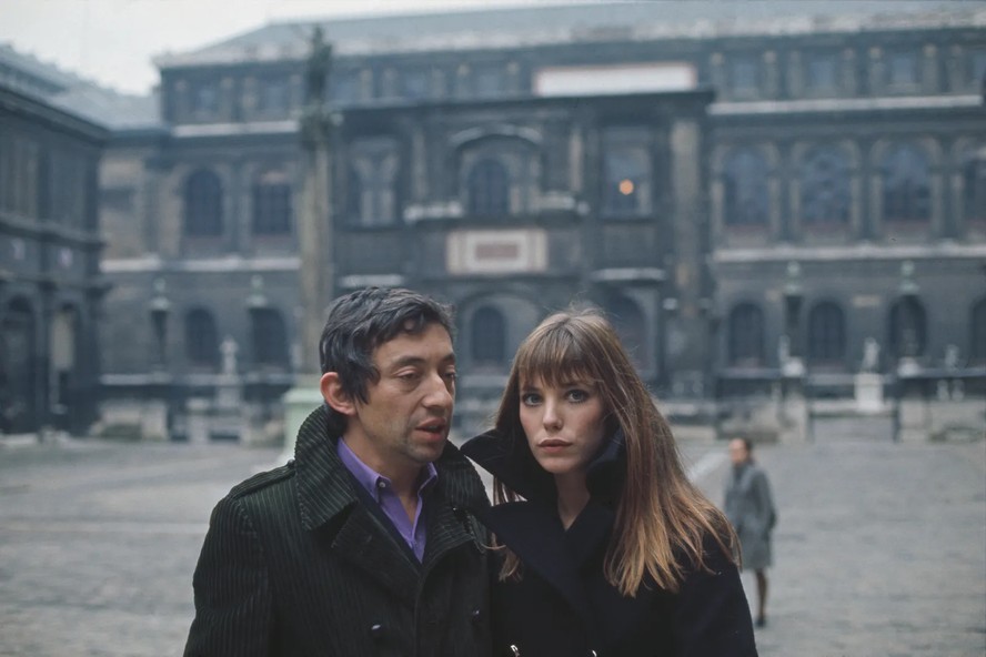 Serge Gainsbourg e Jane Birkin em Paris, 1969