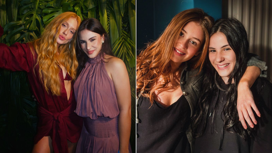 Marina Ruy Barbosa e Giovanna Rispoli se reencontram 10 anos após 'Totalmente Demais'