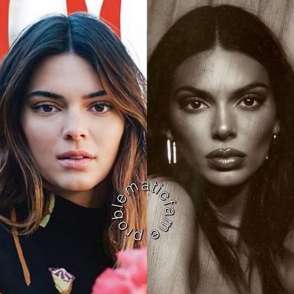 Fãs apontam excesso de Photoshop em clique de Kendall Jenner (Foto: Reprodução Instagram) — Foto: Glamour