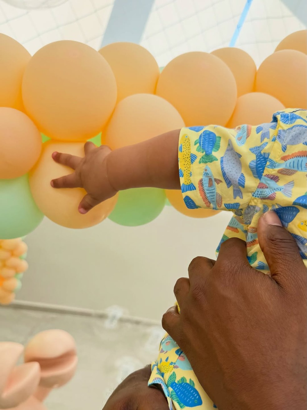 Mesversário de Bento, filho de Carol Peixinho e Thiaguinho — Foto: Reprodução/Instagram
