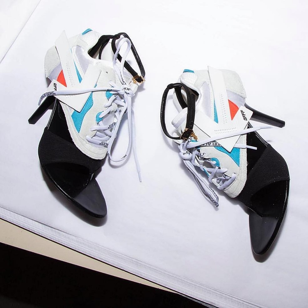 Off white shop runner heel