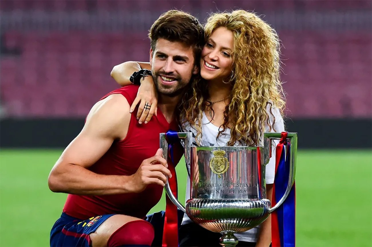 Shakira e Gerard Piqué — Foto: Getty Images