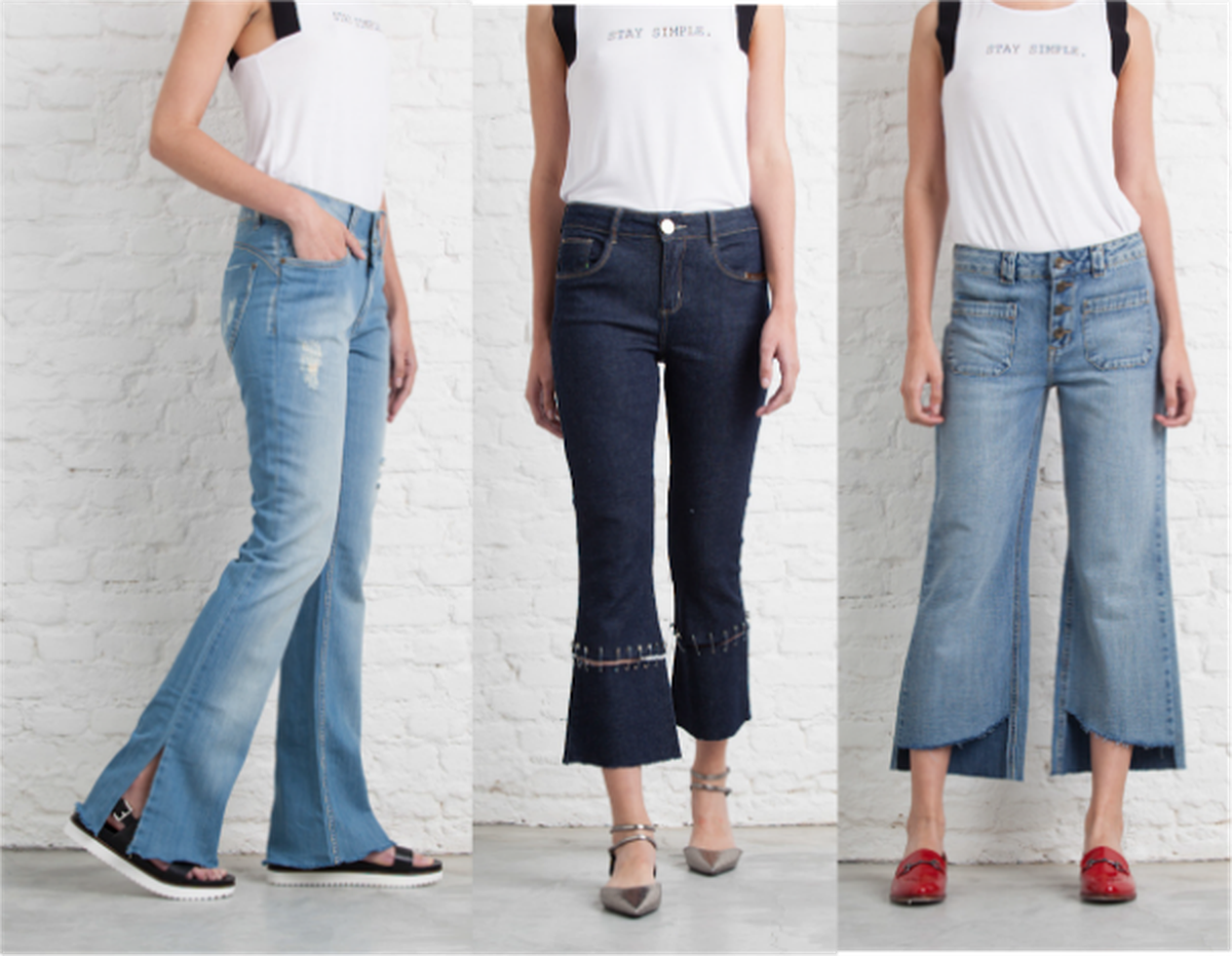 Como desfiar barra hot sale de calça flare