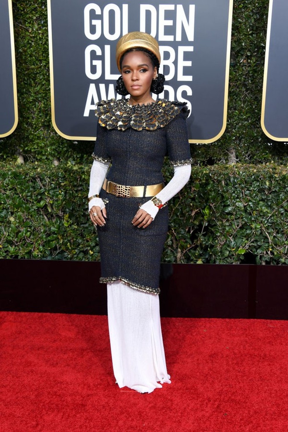 Janelle Monáe no Globo de Ouro 2019 (Foto: Getty Images) — Foto: Glamour
