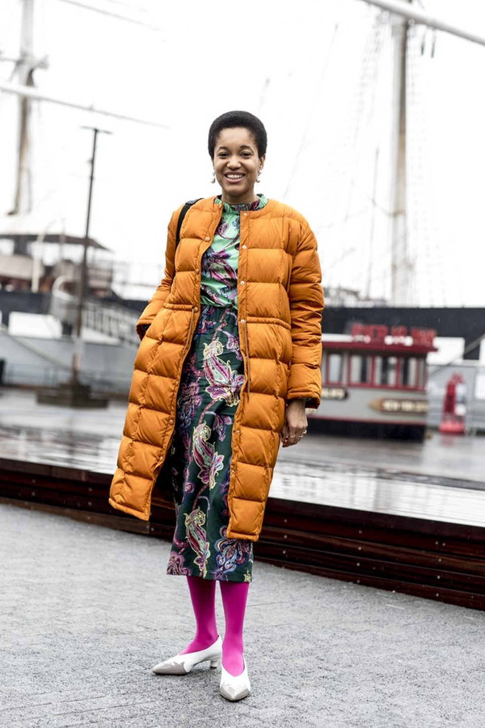 Mistura de cores e estampas? Tamu McPherson ensina! (Foto: IMAXTREE ) — Foto: Glamour