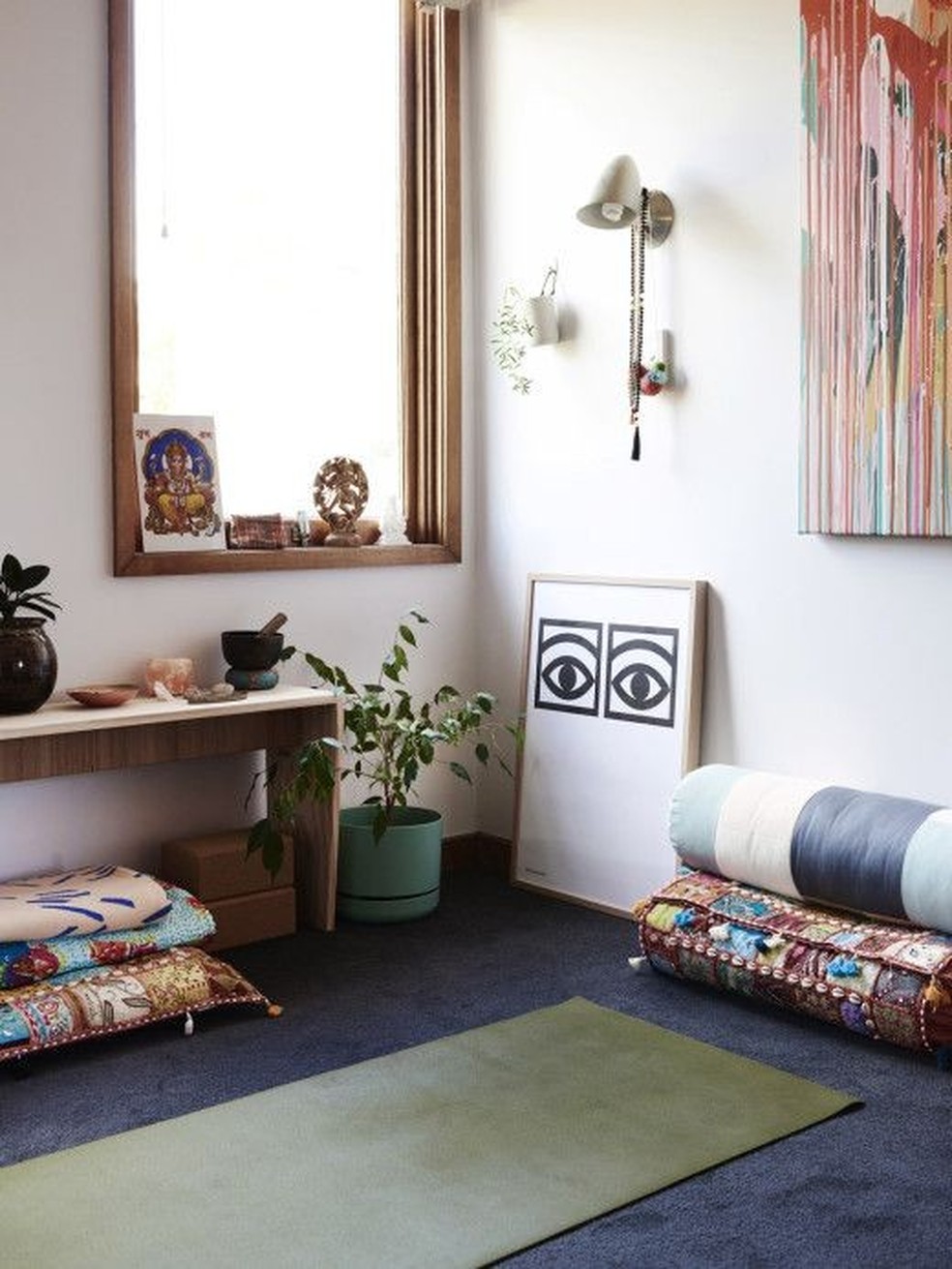 Cantinho zen: inspirações para ter um espaço para meditação em casa (Foto: PINTEREST) — Foto: Glamour