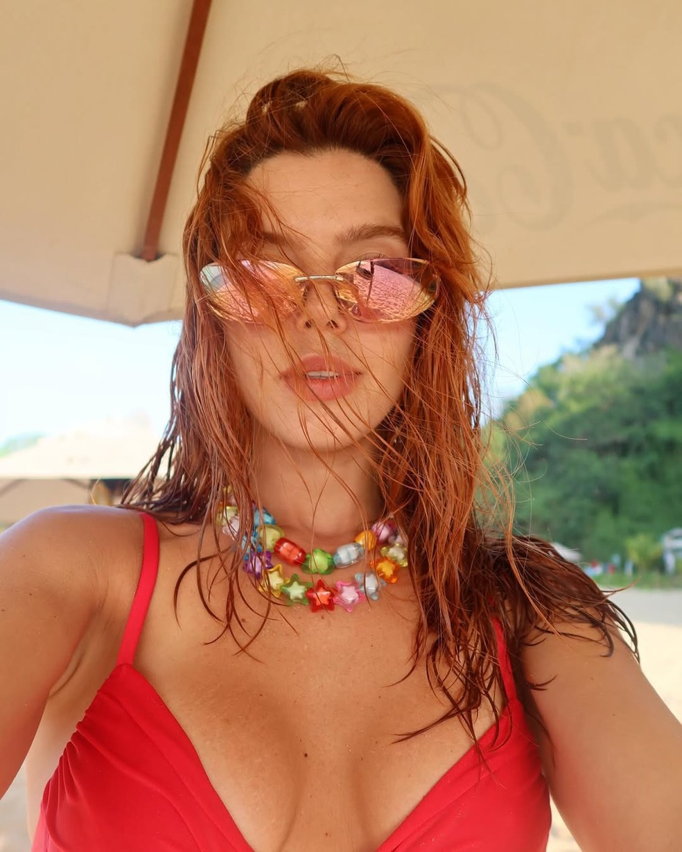 Colares maxi: o acessório do verão que conquistou as celebridades — Foto: Reprodução/Instagram